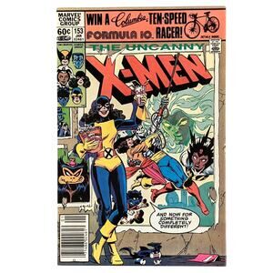 Uncanny X-Men Vol 1 #153 VF Newsstand Edition Marvel 1982 Shadowcat Bronze